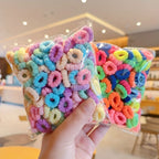100pcs Girls Elastic Cute Rubber Hair Bands Children Lovely Hair Ties Kids Ponytail Holders Hair Accessories choice for Gifts