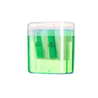 A color random student two-hole pencil sharpener for children's school supplies - a must-have for starting school