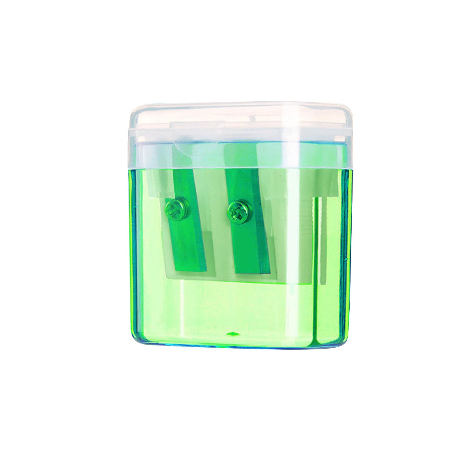 A color random student two-hole pencil sharpener for children's school supplies - a must-have for starting school