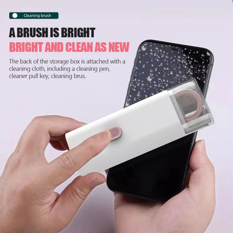 7 in 1 Keyboard Cleaning Brush Kit For Airpods iPhone Headset Cleaning Tools Cleaner Pen Computer Cleaner Kit Keycap Puller