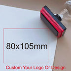 Personalized Logo and Text Self Inking Stamp Custom Your Own Design Company Logo Customized Photosensitive Seal Ink Stamp