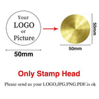 Custom Stamps Personalized Logo Metal Stamps Custom Wax Seals Stamps Customize Your Own Logo Gift Stamps Invitation Stamps