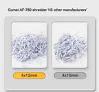 High Speed Fully Automatic Electric Paper Shredder Machine Cross Cut 4*12mm 80 Sheet Auto Feed Office COMET AF-780