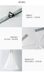 Thickened Garbage Bag with Drawstring Household Disposable Transparent Garbage Bag Dormitory Living Room Use Kitchen Trash Bags