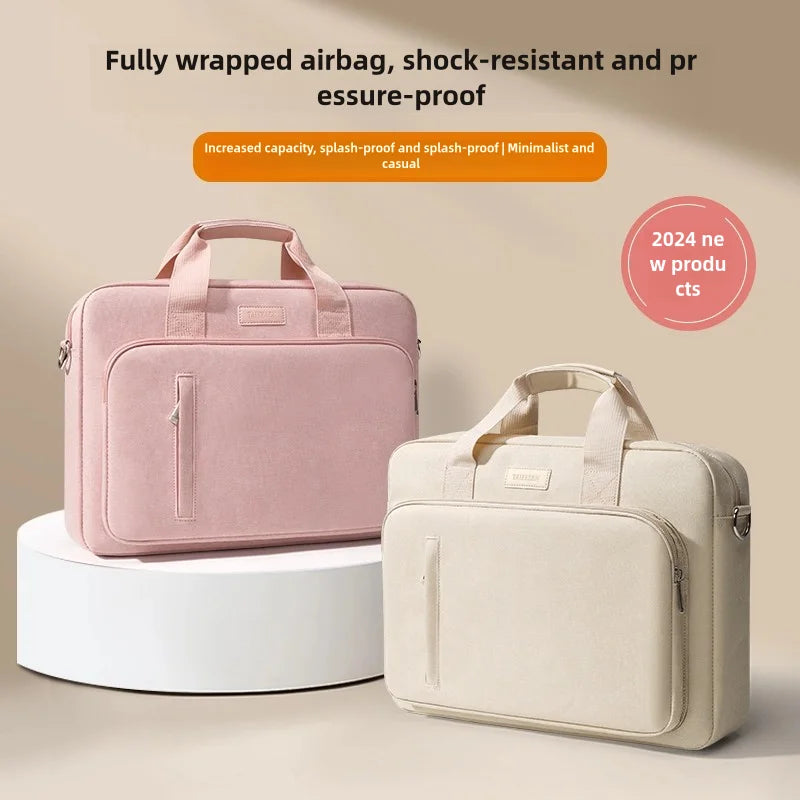 Laptop Bag Case 13.3 14 15.6 17.3 Inch Waterproof Notebook Bag for Macbook Air Pro 13 15 Computer Shoulder Handbag Briefcase Bag