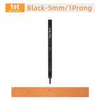 WUTA 1pc 3/4/5/6mm Leather Chisel Tool Diamond Pricking Iron Basic Hole Punch Stitching Leather Craft Tools