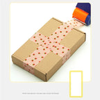 1pc 4.5cm X 100meters Strawberry Packing Adhesive Tape for Packaging Shipping Warp Sealing Plastic Tape Wholesale Supplies