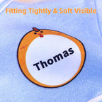 Custom Clothes Ironing Name Sticker Personalized Washable Stickers  Heat Transfer Labels on Fabric Clothing Babysuit Tags