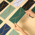 10PCS Luxury Foil Sealed Envelope - Self-Sealing Wedding Invitations, Thank-you Notes, Corporate Events & Birthday Invitations