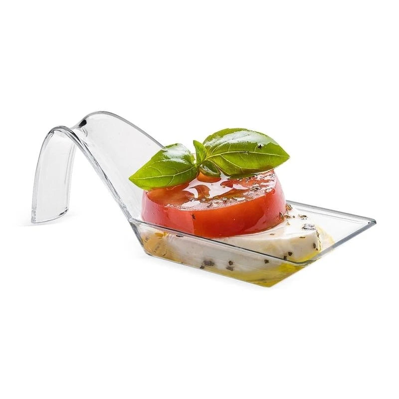 20pcs Plastic Appetizer Spoons Small Catering Dessert Tasting Dishes Disposable,Desserts Cakes Jelly Ice Cream Dipping Sauces