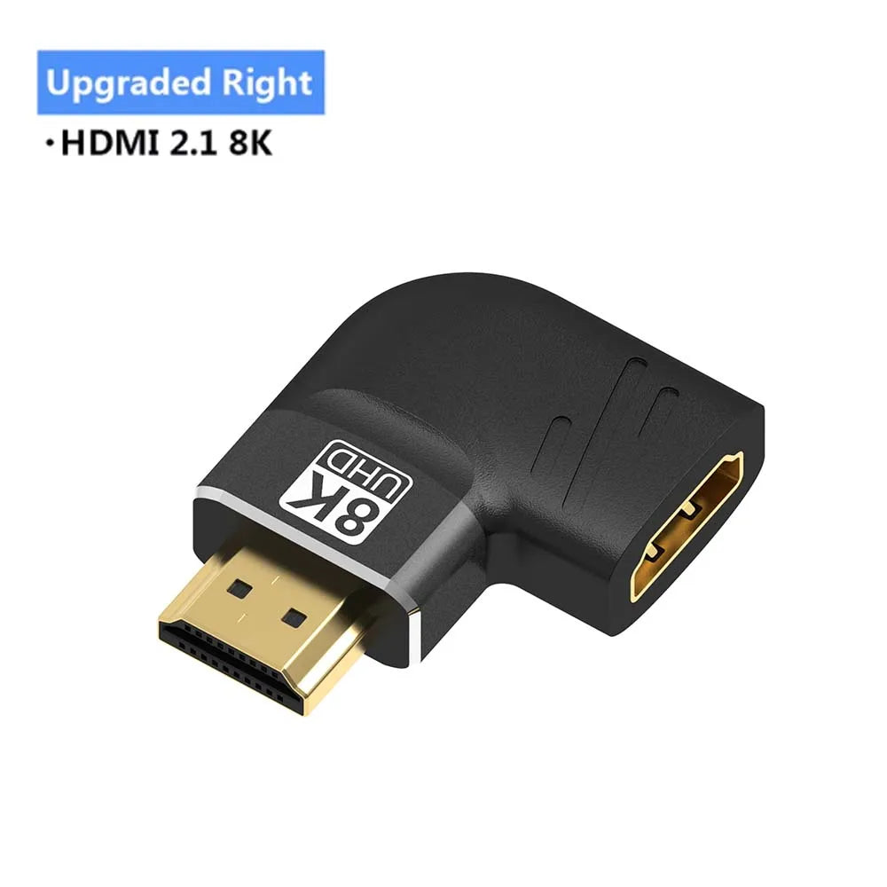 HDMI Coupler 8K, HDMI 2.1  Connector HDMI Extension Adapter, Support 8K@60Hz / 4K@120Hz 120UHD, 3D, HDR
