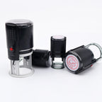 Custom Self-Inking Stamp 25/30/40/50mm Round Logo Design P Personalized Press-type Inking Stamp for Wedding Invitation Envelope