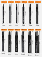 WUTA 1-10pcs Plating Titanium Leather Hole Punching Tools Set Round Hollow Puncher DIY Leather Craft for Watch Band,Belt,Fabric