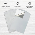 10Sheet Silver Printable Vinyl Sticker Paper A4 Printer Copy Paper Transparent White Sticker Paper DIY Crafts for Inkjet Printer