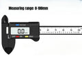 100/150mm Digital Caliper Vernier Caliper Gauge Measuring Tool for Carpentry Tools with Carbon Fiber Dial and Electronic Ruler