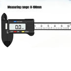 100/150mm Digital Caliper Vernier Caliper Gauge Measuring Tool for Carpentry Tools with Carbon Fiber Dial and Electronic Ruler