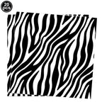 Jungle Safari Wild Animal Party Supplies Disposable Jungle Zoo Animal Print Paper Plates Napkins for Birthday Party Baby Shower