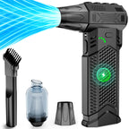 Computer Keyboard Vacuum Cleaner Powerful Turbo Fan Violent Jet Blower Cleaning Tools Air Duster Hair Dryer Electric for Car Camera Home Outdoors Camping Truck RV Universal