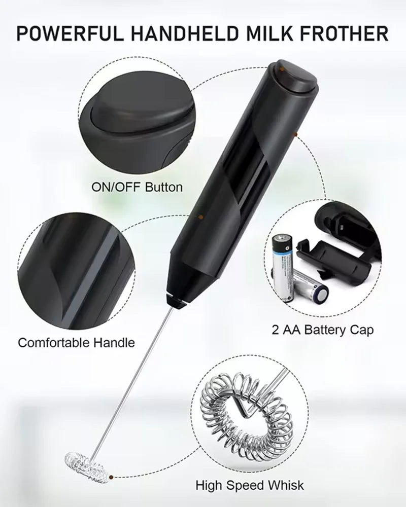 Wireless Milk Foamer Coffee Whisk Mixer Electric Blender Egg Beater Mini Frother Handle Stirrer Cappuccino Maker Cooking Tools