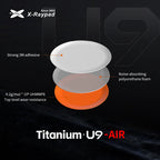 X-Raypad Titanium U9 Durable Mouse Skates for Universal Dot — Durable. Quiet. Control for Premium Gaming