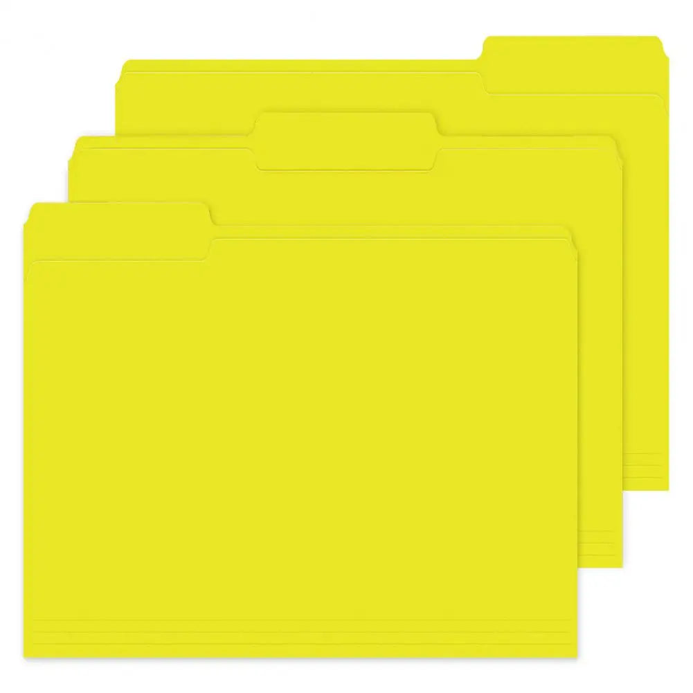 Home Office Organization Supplies Manila File Folders Set for Home Office Organization 50pcs Standard Letter Size for Easy
