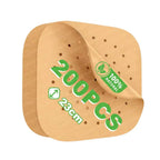Air Fryer Disposable Paper Liners 23cm Square Perforated Parchment Paper Non-stick Greaseproof Paper for 7-12L Airfryer Steamer