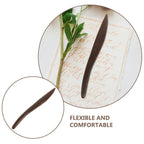 Premium Black Ebony Wood Letter Opener Chinese Style Envelope Opener for Opening Boxes Letters Paper Calligraphy Multi-Function