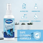 Screen Cleaner Spray & Cloth Kit - Safe for LED, LCD, OLED TVs, Monitors, Laptops & Car Displays - Streak-Free Cleaning Solution