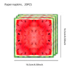 Watermelon Party Tablecloth Plastic TableCover One in a Melon Theme Girl Birthday Decoration 1st 2nd 3th Birthday Party Supplies
