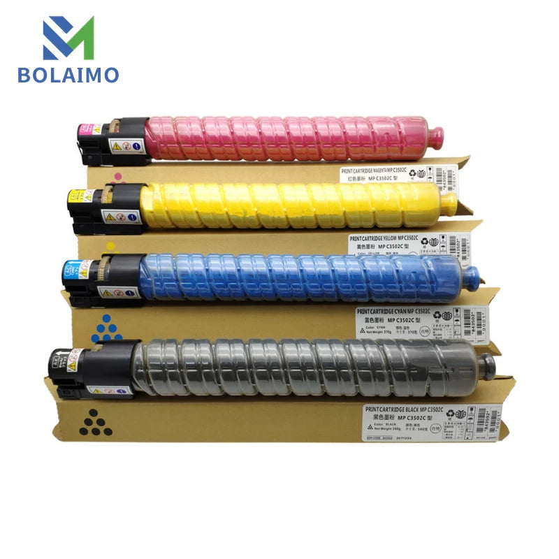 1PCS MPC3502 Toner Cartridge Compatible for Ricoh Aficio MPC3002 MPC3502 High Quality Copier Color Toner 3502