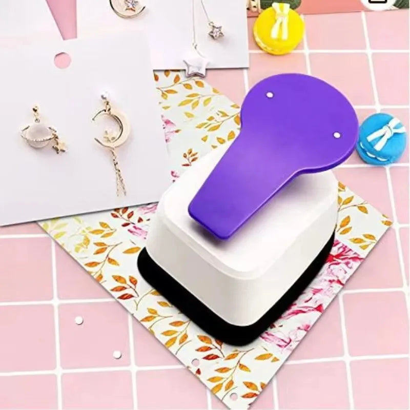 diy Earring Hole Puncher Earring Card Hole Punch Scrapbooking Paper Punch Earring Card Punch Hole Puncher DIY Punching Machine