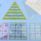 1/2pcs 15cm Quilting Patchwork Ruler Fabric Cloth Cutting Ruler Acrylic Sewing Rulers DIY Knitting Crafts Tailor Sewing Tools