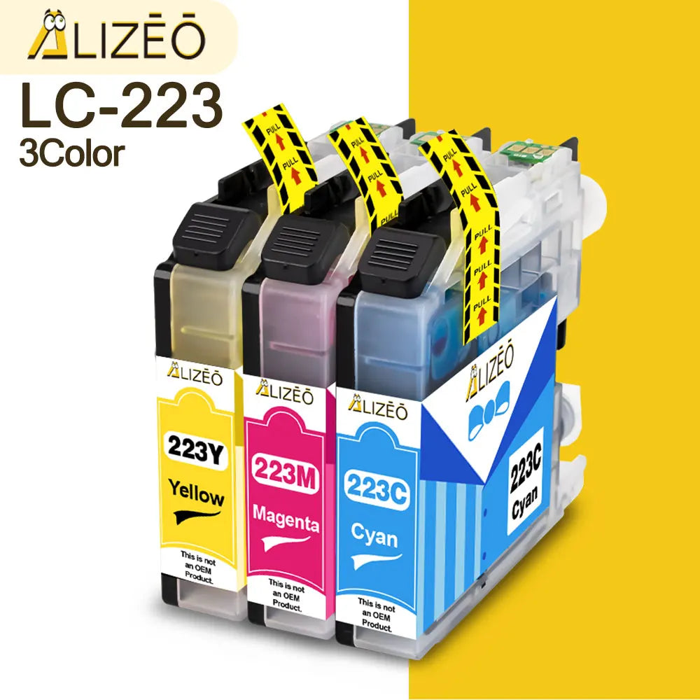 LC223 XL Ink Cartridge For Brother LC 223 223XL Compatible DCP-J4120DW MFC-J4420DW J4620DW 4625DW Printer