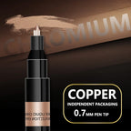 1Pcs Chrome Mirror Marker Pen 0.7mm 1mm 2mm DIY Reflective Paint Pen Permanent Gold Silver Copper Marker Model Painting Marking
