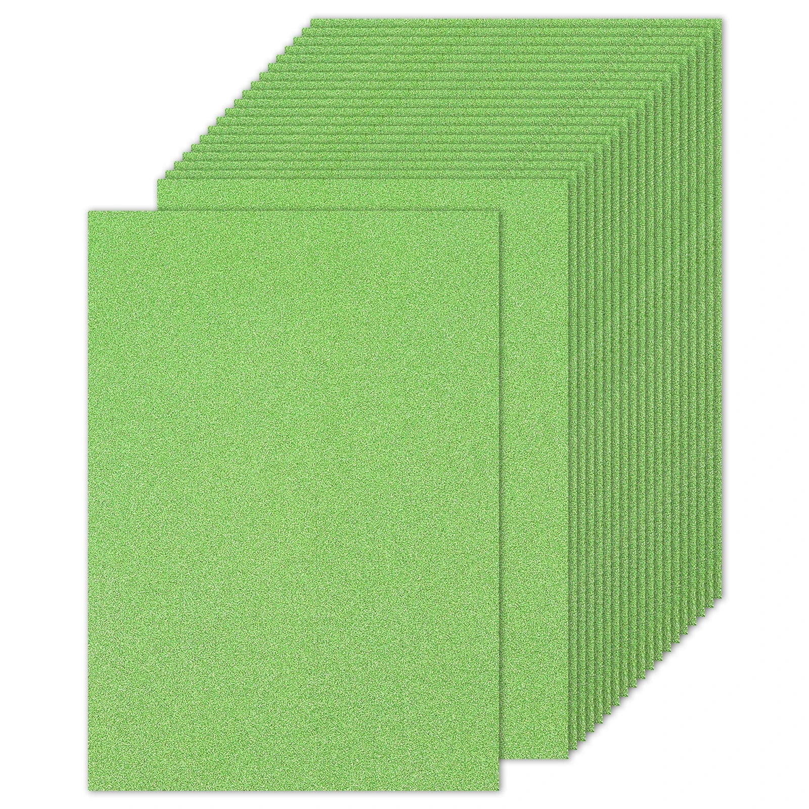 20 Sheets 250gsm Glitter Cardstock Paper Rectangle Premium Sparkly Paper Craft Cardstock Paper for Scrapbook Cards DIY Party Art