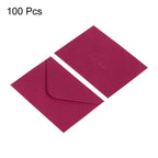 50/100Pcs Mini Paper Envelopes 10x7cm Mini Gift Greeting Card Business Card Envelope Western Envelopes for Wedding Invitation