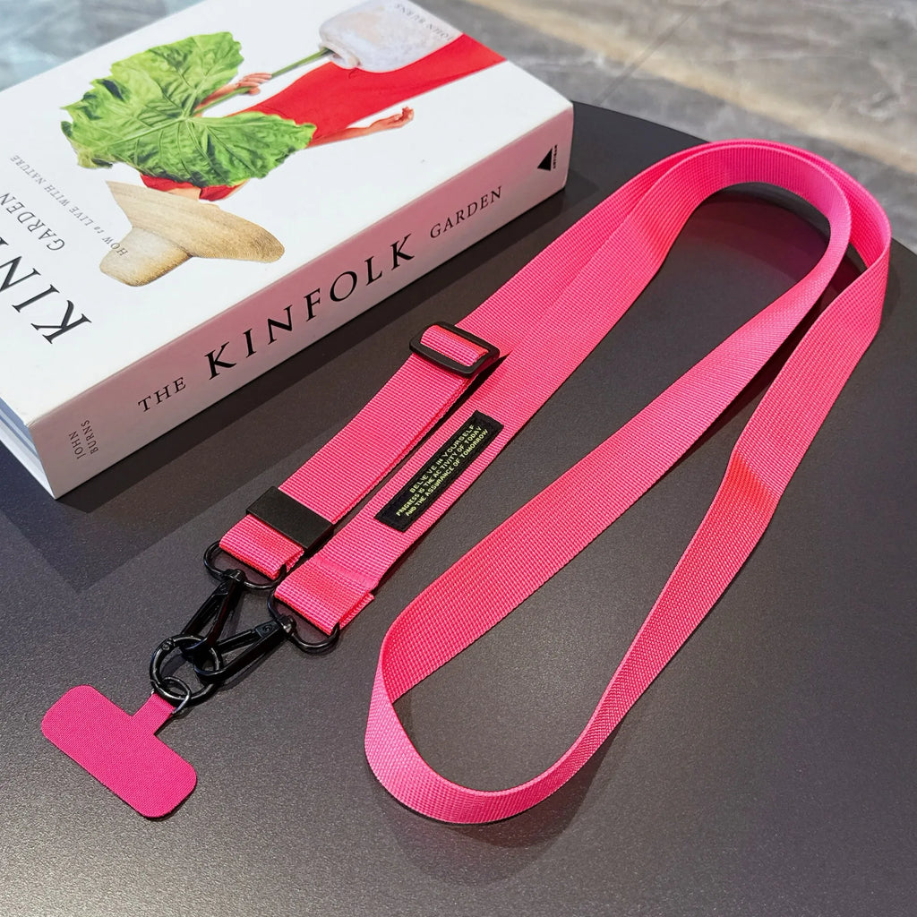 Adjustable Crossbody Mobile Phone Universal Lanyard Diagonal Long Rope Shoulder Strap Neck Multi-Purpose Anti-Loss Rope