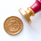 Personalized Wedding Wax Seal Stamp with 2 Initials, Custom Wedding Sealing Wax Stamp Invitation Seal Stamp. Initials Wax Seal