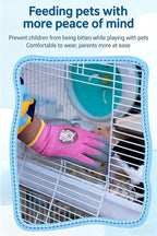 Kids Safety Protection Gloves Durable Waterproof Work Garden Non-Slip,Children Latex Gloves,Puncture-resistant,Kitchen