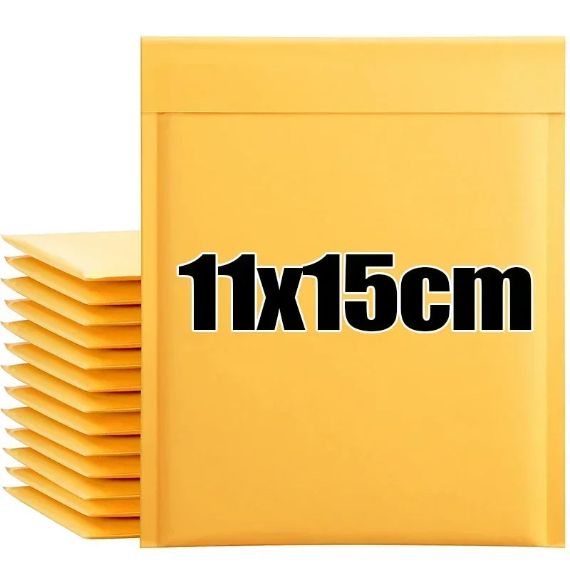 Kraft Paper Bubble Envelopes Bags Waterproof Storage Mailers Padded Shipping Envelope With Bubble Mailing Bag Gifts Packaging