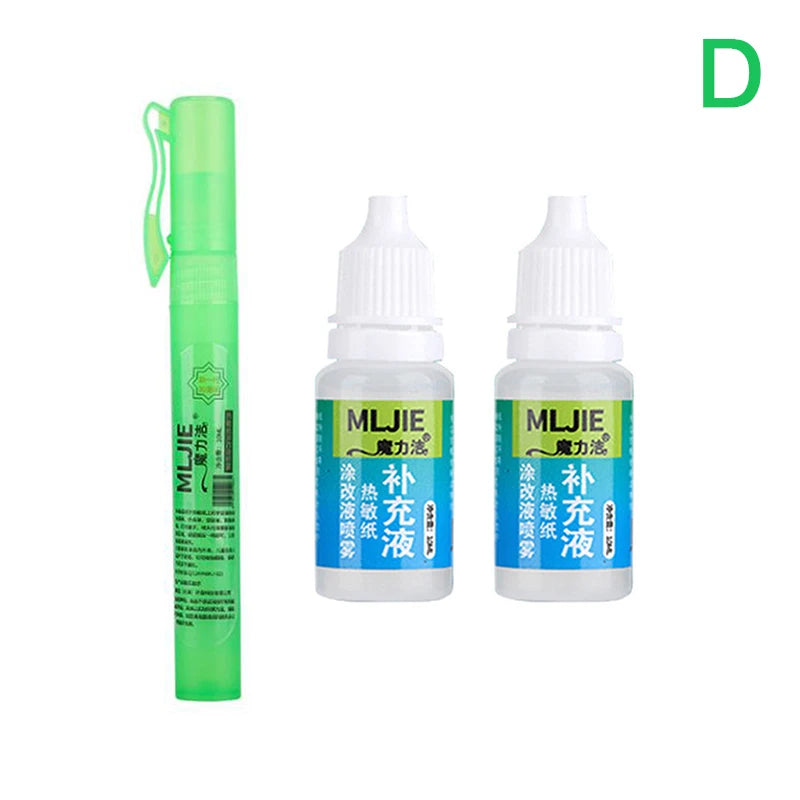 Elimination Privacy Spray Pen Thermal Paper Corrector Data Protection Privacy Protection Correction Fluid Portable Express Tool