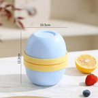 Double Layer Overnight Oats Container with Lids and Spoons Seal Breakfast Cup Milk Cup PP Large Capacity