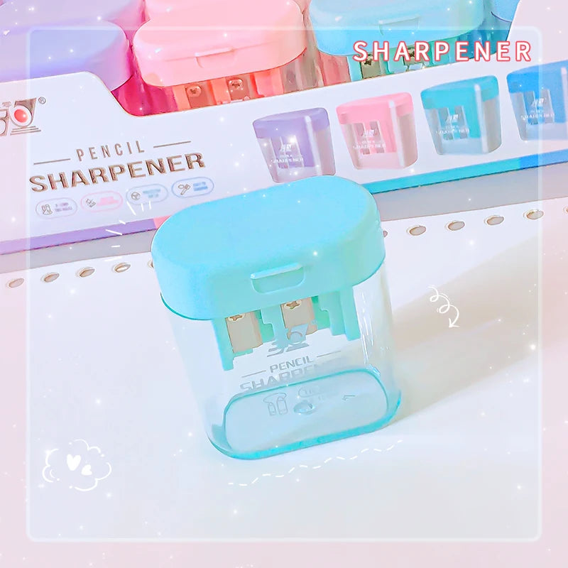 kawaii stationery supplies bar teacher accessories school useful cute Colorful pencil Sharpener aesthetic school supplies