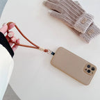 Cellphone Strap Candy Color Rope for Cards Metal Keyring Wrist Lanyard Keychain Portable Cellular Pendant Premium Hand Strap
