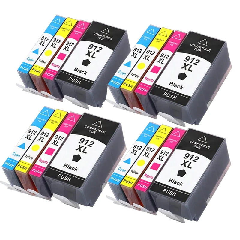Compatible for HP 912XL 912 HP912 Ink Cartridge OfficeJet Pro 8020 8022 8023 8024 8025 8026 8028 8035 Printer