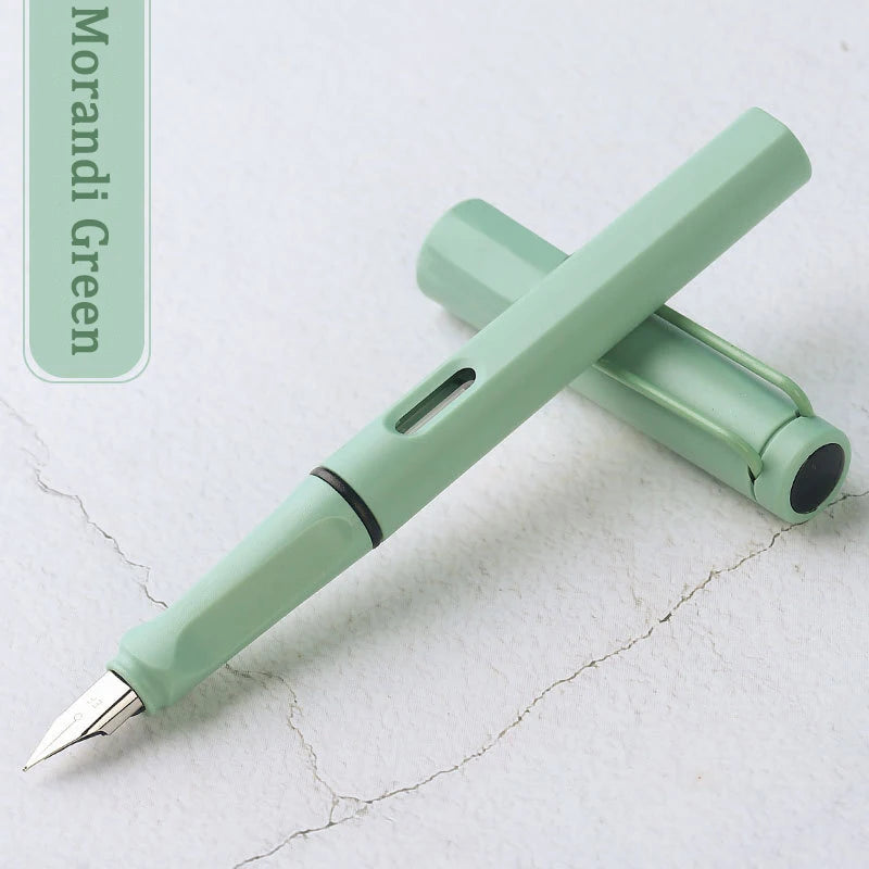 High-Quality Calligraphy Fountain Pen Luxury Ink Cartridge Writing Office School Supplies for Students