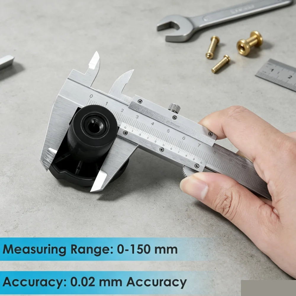 Professional Industrial Vernier Caliper Carbon Steel Four Use Metric Precision Measuring Tool Precision Measurement