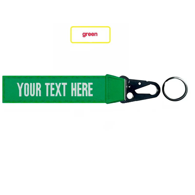 Customized Luggage Tag, Personalized Keychain, Name Patch, Embroidery Accessories for Suitcase and Bag, Luxury Eagle Beak Buckle