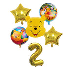 Winnie The Pooh Birthday Party Decoration Plates Napkins Table Cover Balloons Banner Baby Shower Serves 10 Guests Baby Shower