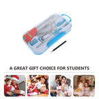 1Set Drawing Ruler Kit Professional Drafting Tools for School Student Office Geometry Math Engineering Design Supplies Storage